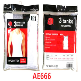 AE666-Men's Tank Tops (Dz Assorted Colors)