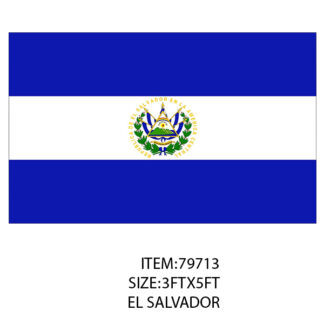 XNF79713-EL SALVADOR FLAG (Dozen) Size:3ftx5ft