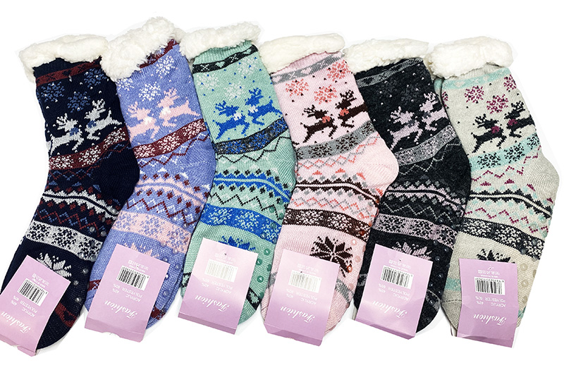 S58-Women Thermal Socks (Dozen Color Assorted) – DRL Wholesale