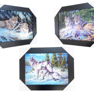 SP86266-3D Snow Wolves (Size:15×19, 1.5 Pounds)