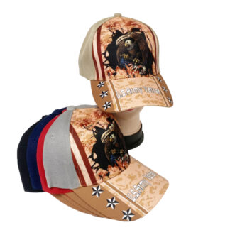 XY1293-US Army Veteran Hats (Assorted Colors, Sold by the Dozen)