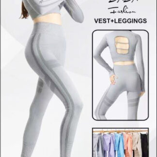 LY1015-Lady's Athletic 2pc Outfit (Assorted Colors)