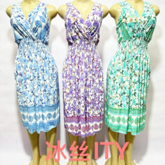 Z2800-Lady Long Dress (Assorted Colors and Sizes)