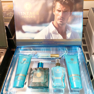 V12-Vintage Hero Men’s 5pc Cologne Set (6pc Min)
