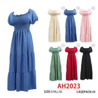 AH2023-Lady's Summer Dress (Assorted Colors and Sizes)