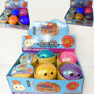 Light Up Glitter Dumpling (Assorted Colors, ONLY sold in 12pcs)