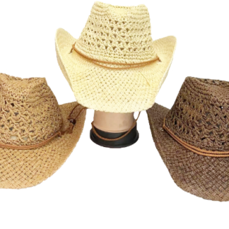 J001-840-Cowboy Hat (Assorted Colors, Min Purchase 12)