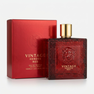 FL1772 VINTAGE HEROES RED Secret Plus Eau de Parfum Cologne Perfume 3.4 Oz (100ml)
