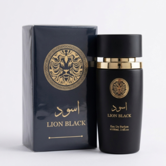 P2861 LION BLACK ELIXIR Secret Plus Eau de Parfum Cologne Perfume 3.4 Oz (100ml)