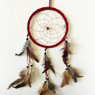 0604-Dream Catcher Large single Hoop(color assorted) Size:20inX7in