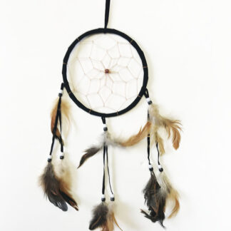 04026-Dream Catcher Single Large Hoop(Color assorted) Size:11inX5in