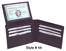 44BK-Black Bi-fold (Dozen)