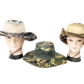 J001-105A-Camo Mesh Hat (Dozen)