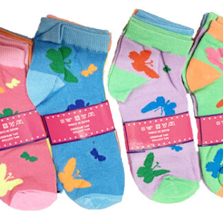 SK007-Women Short Butterfly Socks(Dozen)