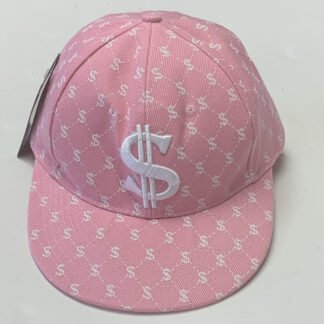 FBH006PK-"$" Sign Fitted Hat (Dozen color Pink)