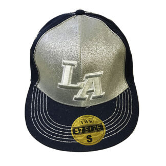 FBH014-LA Fitted Hat (Dozen Color Silver & Blue )