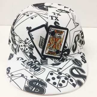 FBH011-Blackjack Fitted Hat (Dozen Color White)