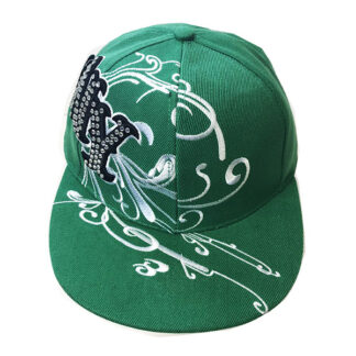 FBH026-NY Diamond Embroidered Fitted Hat(Dozen Green)