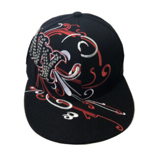 FBH025-NY Diamond Embroidered  Fitted Hat(Dozen black)