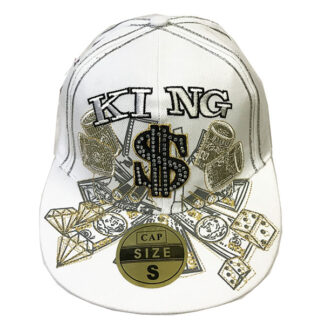 FBH009-KING "$" Fitted Hat (Dozen Color white)