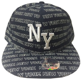 FBH016B-NY new york Embroidered (Dozen Color black)