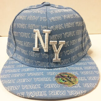 FBH016-NY new york Embroidered Fitted hat(Dozen Blue)