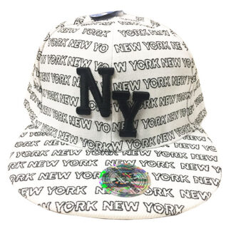 FBH016W-NY new york Embroidered(Dozen Color White)