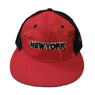 FBH001-New York Flat Bill Fitted hat (Dozen Colors assorted)
