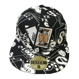 FBH010-Blackjack Fitted Hat (Dozen Color Black)