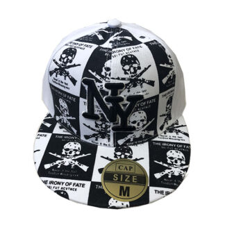 FBH018-NY & skull Fitted Hat(Dozen)