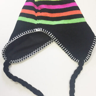 WH001-Knitted Earflap Beanie (Dozen Assorted Color)