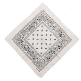 B3-Bandana white(Dozen)