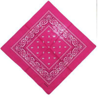 B5-bandana hot pink(Dozen)