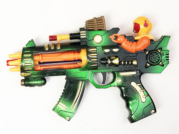 LIGHT & SOUND Toy Machine Gun 43cm Ragazzi Giocattolo Natale Natale Stocking Filler 