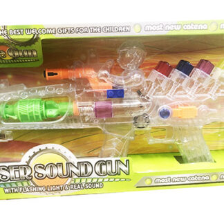 No:033-Toy Machine Laser Gun with Light & Sounds(Size:10x19)