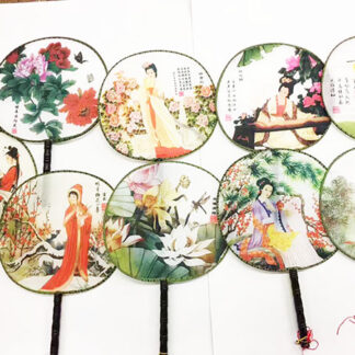 GG1022-Chinese Round Fan(Style Assorted)