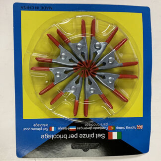 8pcs mini spring clamp set