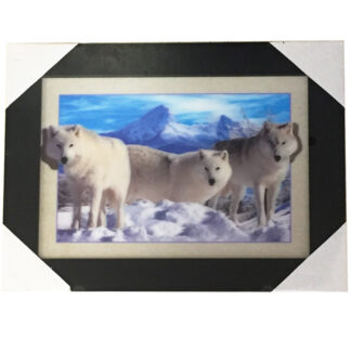 SP4019-Snow Wolves (Min-2pcs)(Size:15x19, 1.5 Pounds)