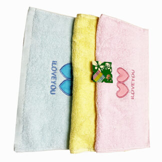 Heart ♥ Hand Towel(Assorted colors Size:12x28)