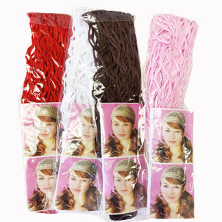 HH109-Hairband Net Style(Dozen Color assorted)