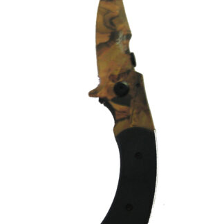 RDX9902BW-Pocket Folding Knife Camo design with Clip Size:8in