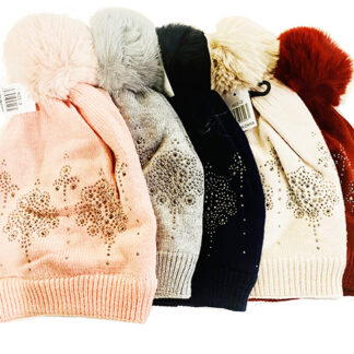 H22-3 Lady Rhinestone Thermal Hat (Dozen Assorted)