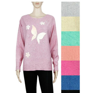 P3452-Wool Lady Sweater ( color Assorted one size Fit all)