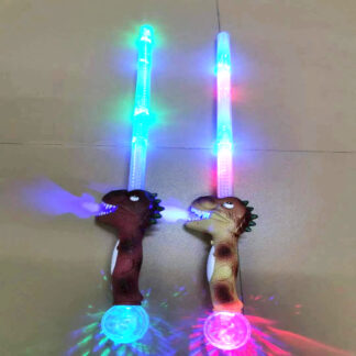 2450-LED Dinosaur Sword 27in.