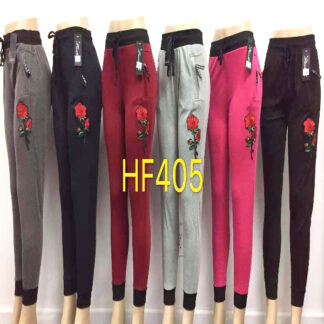 HF405-Lady Rose Sweat Pants (Assorted Colors and Sizes)