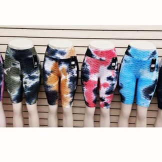 HF957-Tie Die TikTok Short (Color & size Assorted)