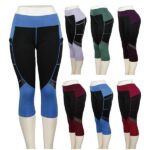 HL9687-Lady's Capri's Yoga Leggings (Colors &Size Assorted)