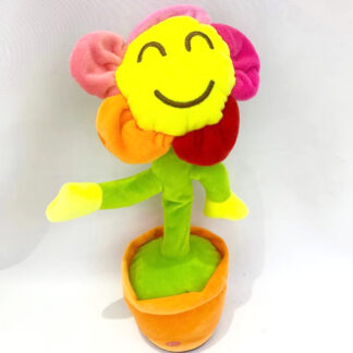 7715-Sunflower Singing/Dancing/LED Toy 14in x 7in (Sold by the Dozen)
