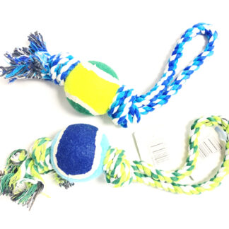 GWJ8807-Ball Dog Toy with Rope (Sold by the dozen)