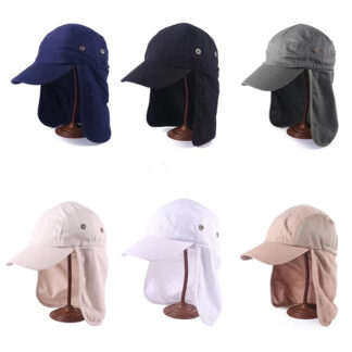 HT828-Ball cap With Back Neck Cover (Dozen)